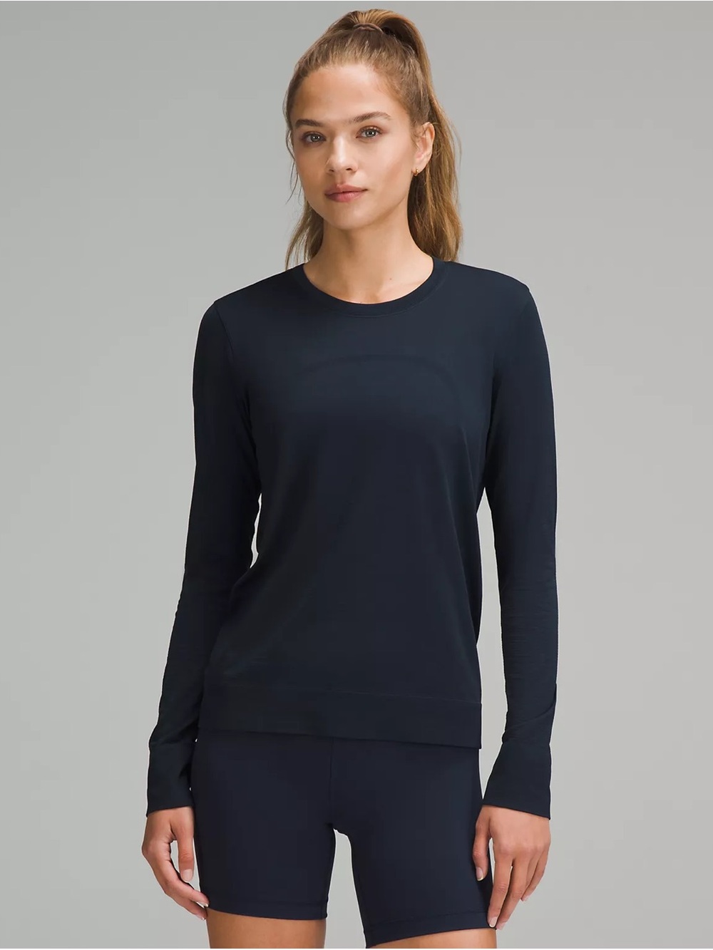 Lululemon swiftly relaxed long sleeve shirt in black